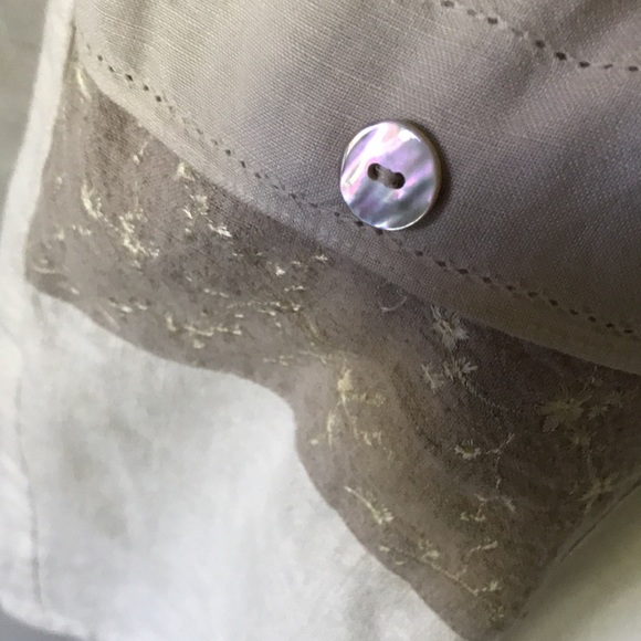 Sweet Jessie Linen 100% midi dress Sz S - Picture 6 of 11